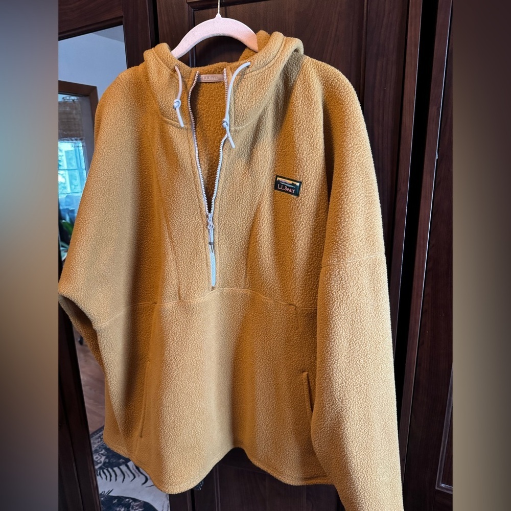 LL Bean Katahdin Fleece Hoodie - Picture 4 of 6